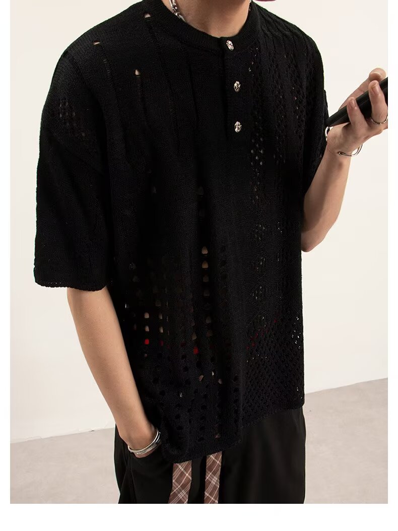 短袖t恤男潮牌夏季宽松五分袖2026年新款网红潮流ins简约印花上衣