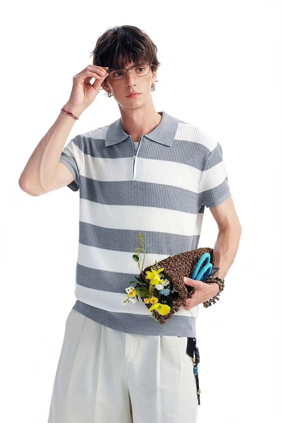 Men's Short Sleeve Polo Shirt APLV093 - Summer Outdoor Fashion