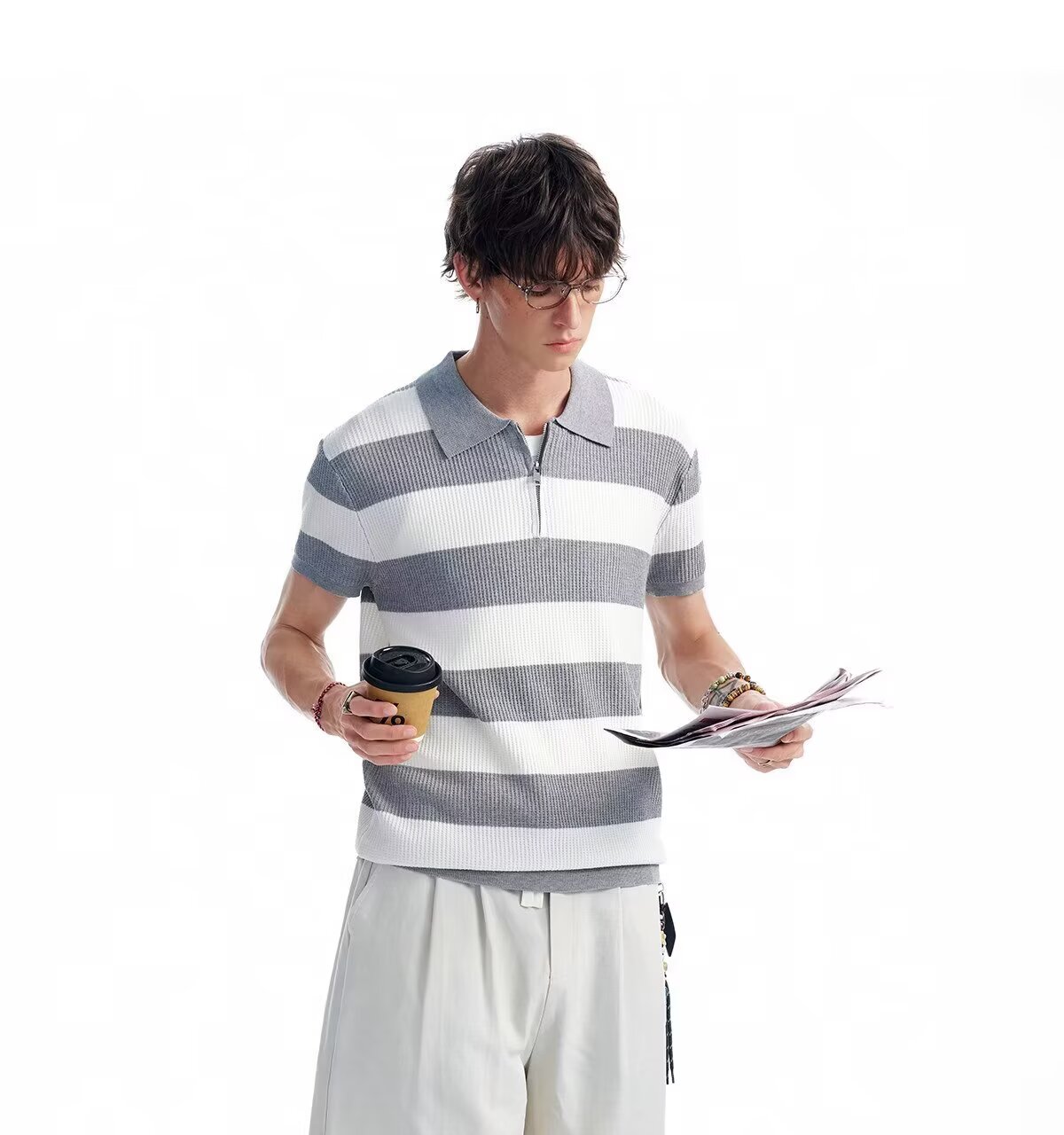 /夏季新款户外时尚运动潮流系列男子短袖POLO衫APLV093