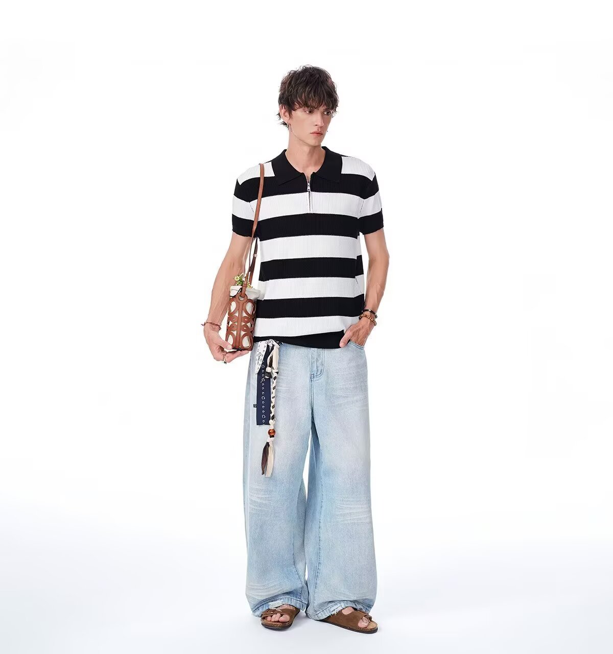 /夏季新款户外时尚运动潮流系列男子短袖POLO衫APLV093