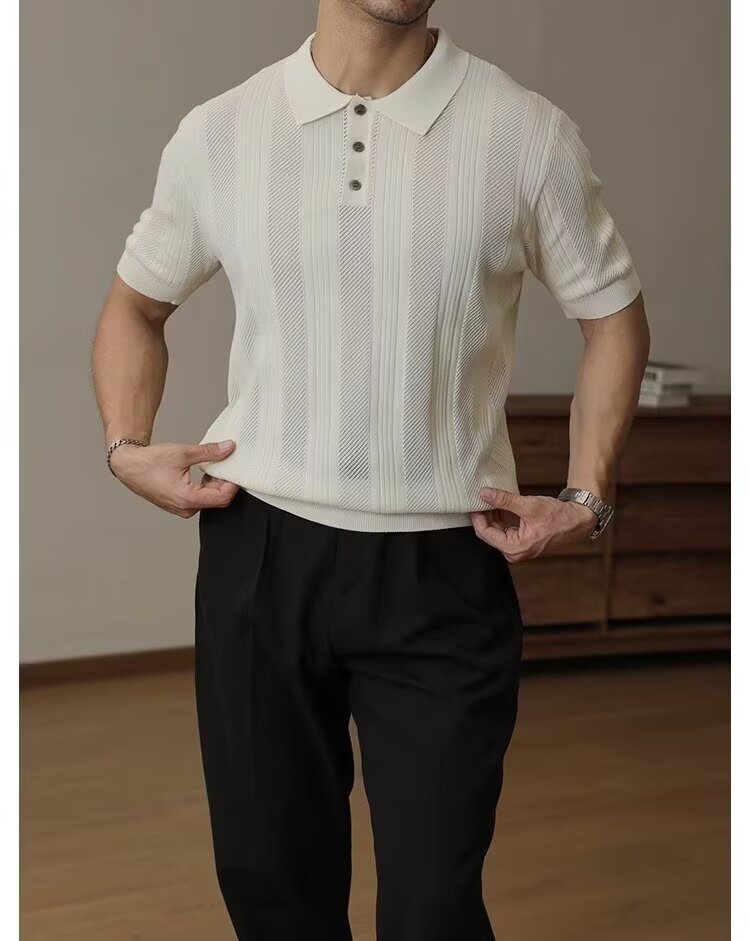 2026复古衬衫男夏装港风学生宽松小众设计感趣味新款男装上衣外穿