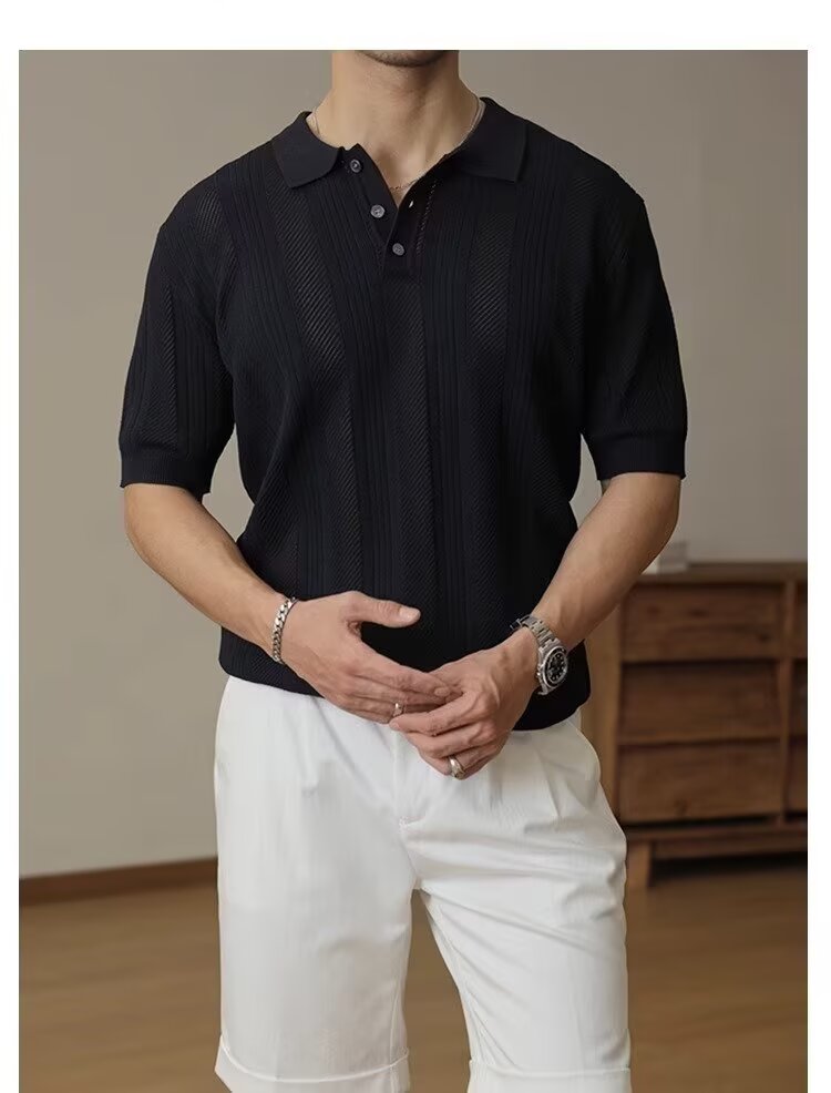 2026复古衬衫男夏装港风学生宽松小众设计感趣味新款男装上衣外穿