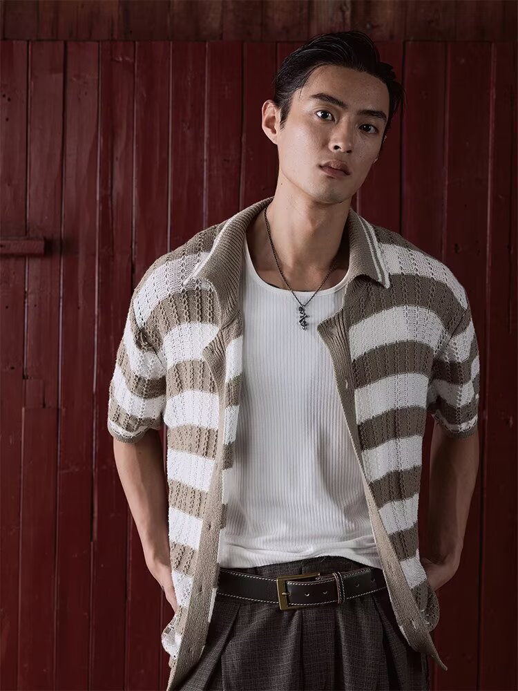 2026 Retro Shirt for Men - Summer Loose Casual Short Sleeve Top