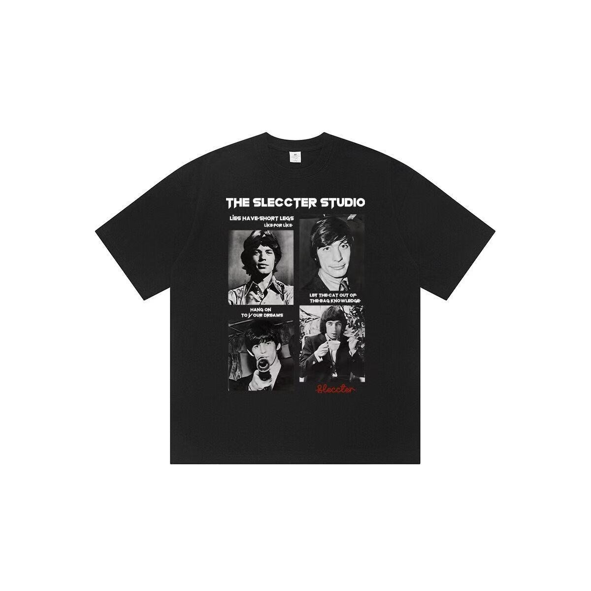 280g Heavyweight Sorona Ice Feel T-Shirt with Portrait Print